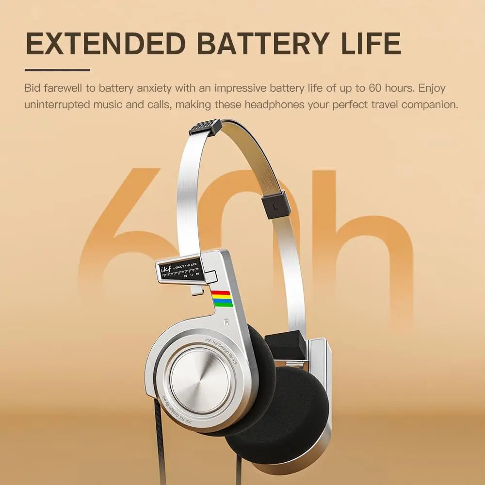 IKF R3 Retro Over Wireless Bluetooth Headphone