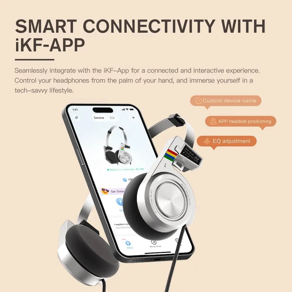 IKF R3 Retro Over Wireless Bluetooth Headphone