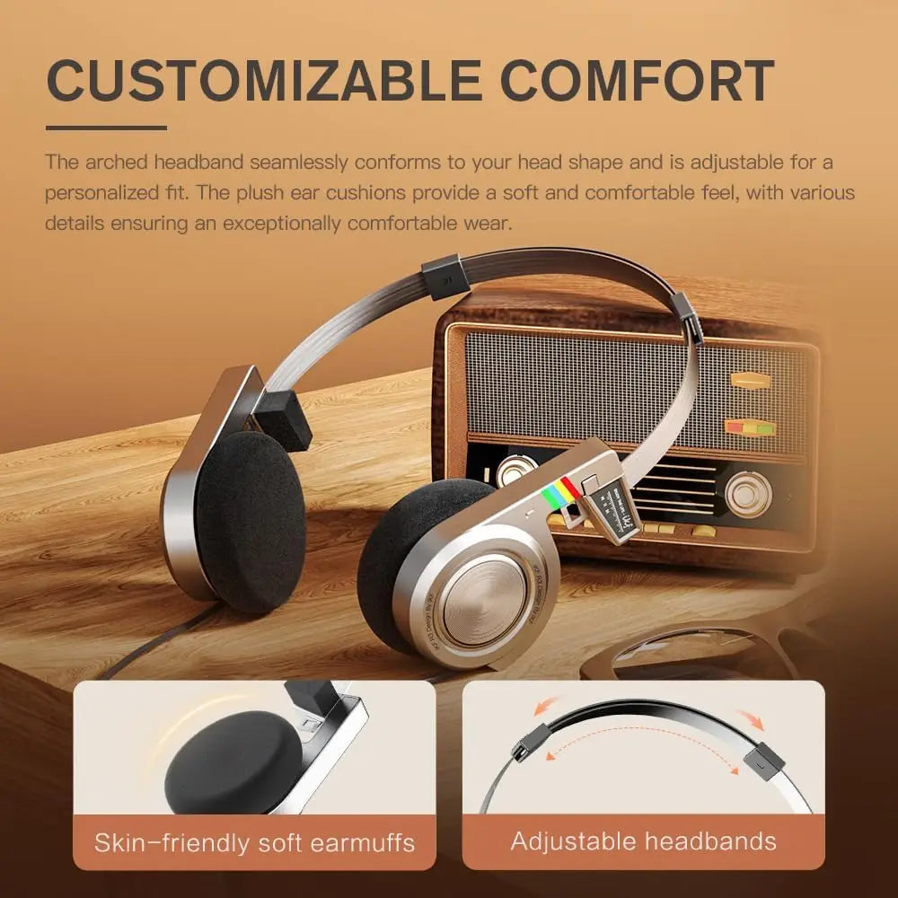 IKF R3 Retro Over Wireless Bluetooth Headphone