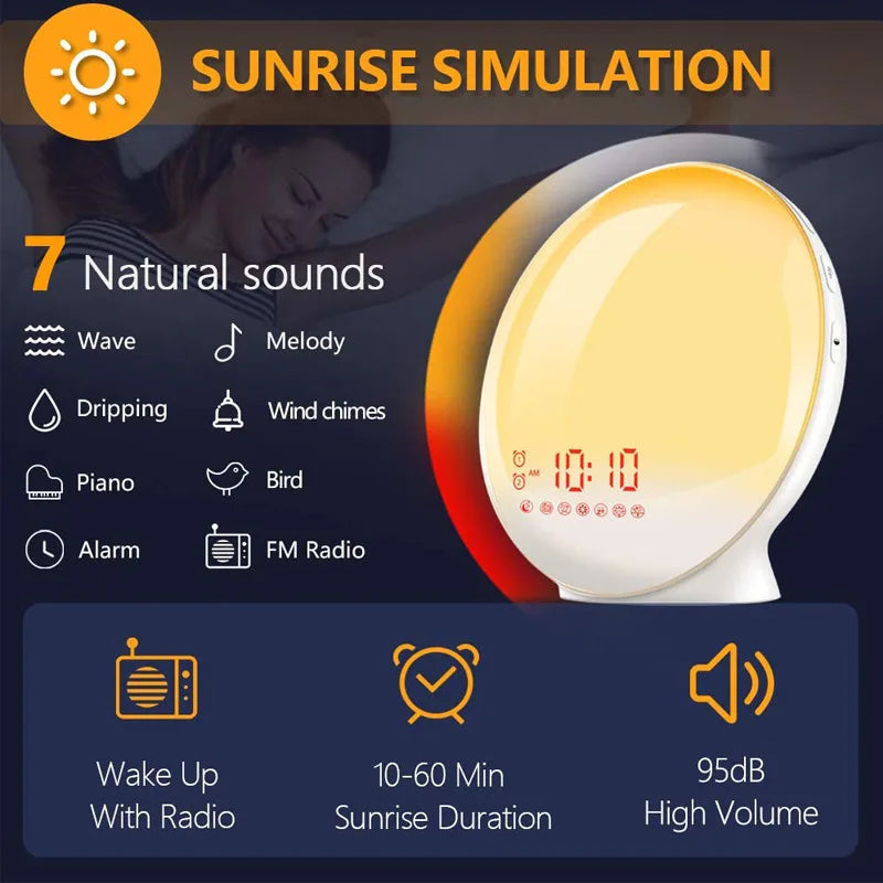 Sunrise and Sunset Simulation Alarm Clock
