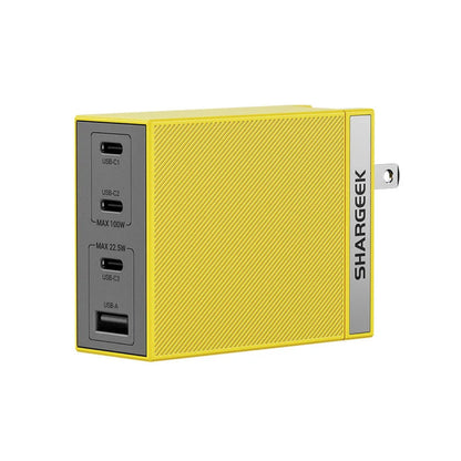 SHARGE 100W Pro Quick Charge GaN Charger (PLUG TYPE A/B)